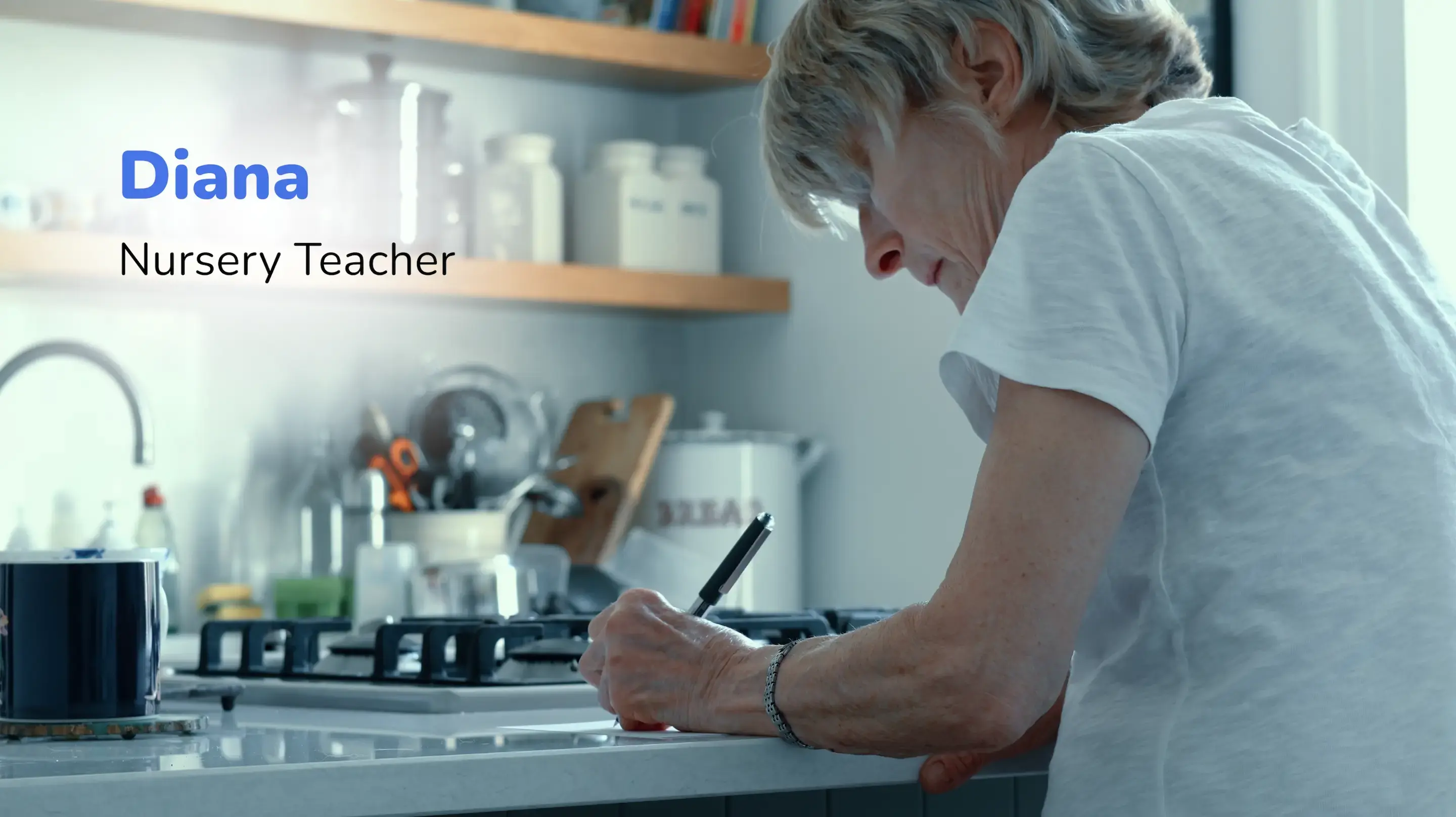 Diana, a nursery teacher, featured in A Day in Their Shoes